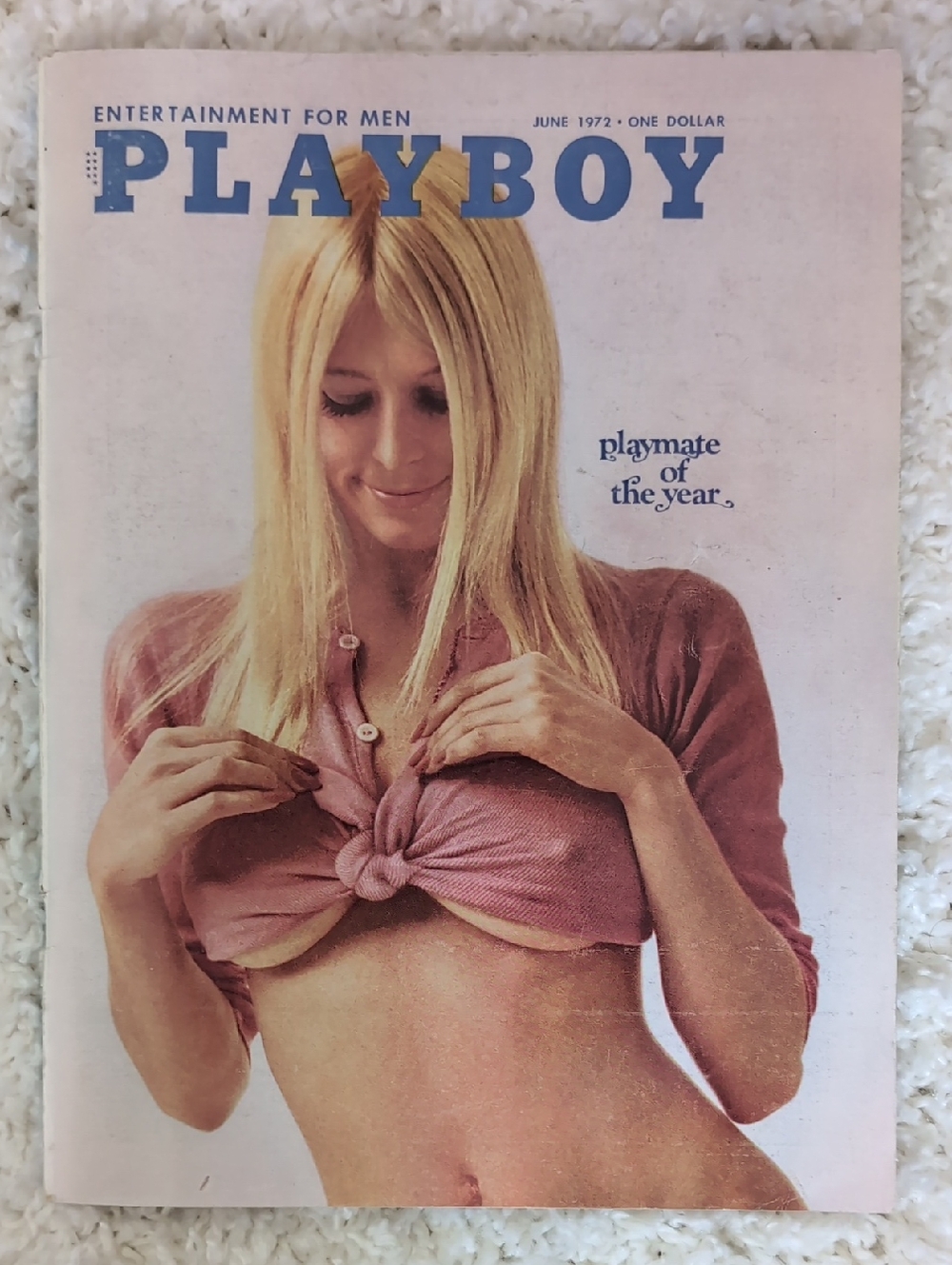 PLAYBOY June 1972 Magazine with Blonde Model